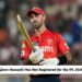 IPL 2026 Glenn Maxwell Not Registered for Auction