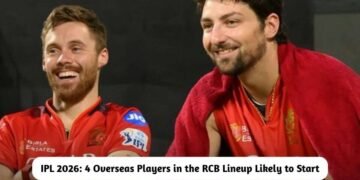 IPL 2026: 4 Overseas Players in the RCB Lineup