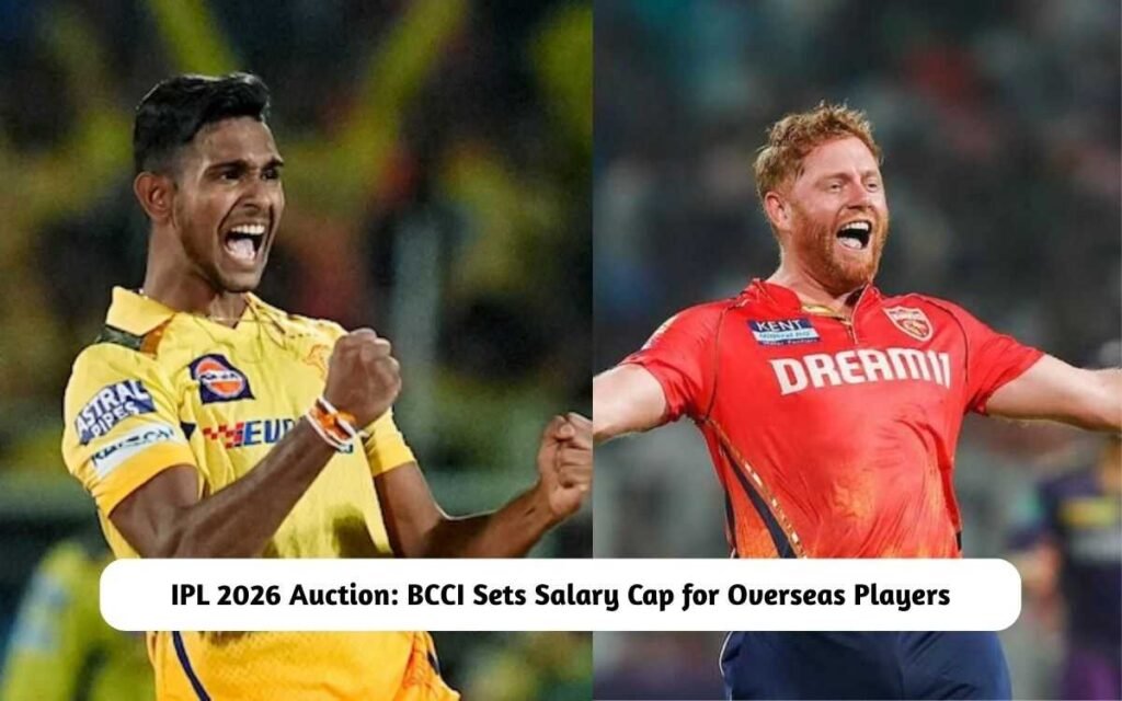 BCCI Sets Salary Cap for Overseas Players