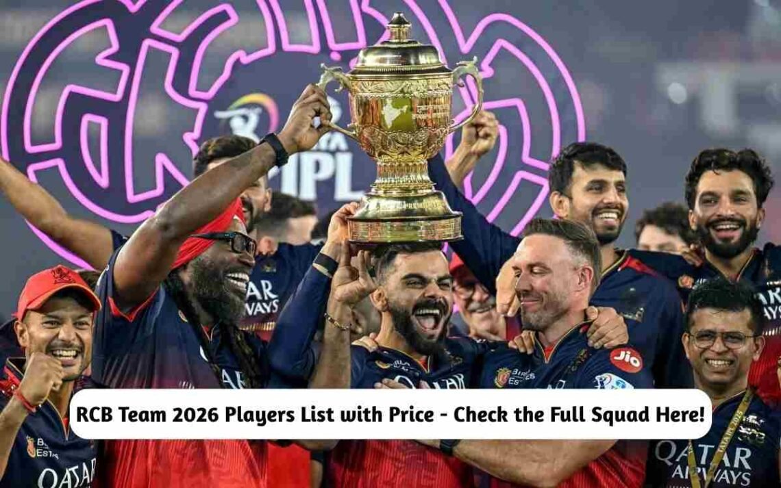 RCB Team 2026 Players List with Price - Check the Full Squad Here ...