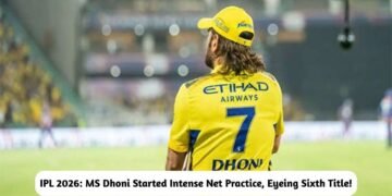 MS Dhoni Started Net Practice for IPL 2026