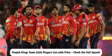 Punjab Kings Team 2026 Players List with Price