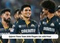 Gujarat Titans Team 2026 Players List with Price