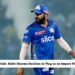 IPL 2026: Rohit Sharma Declines to Play as an Impact Player