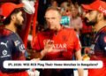 Will RCB Play Their Home Matches in Bangalore
