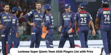Lucknow Super Giants Team 2026 Players List with Price