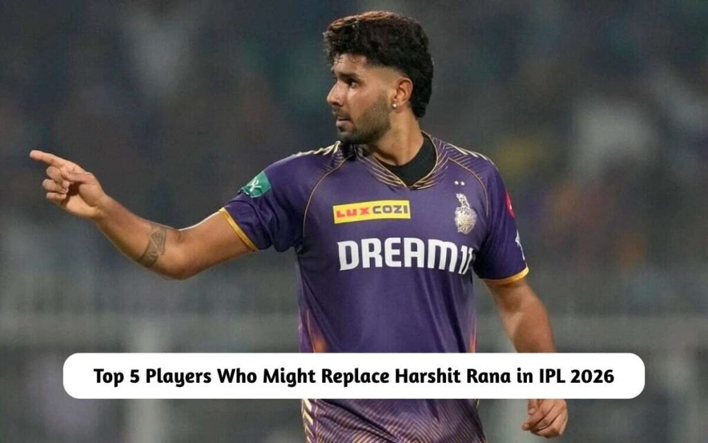 Top 5 Players Who Might Replace Harshit Rana in IPL 2026