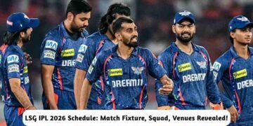 LSG IPL 2026 Schedule