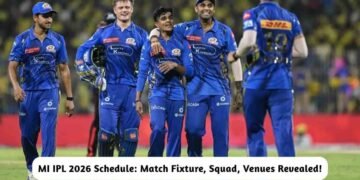 MI IPL 2026 Schedule