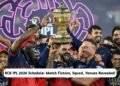 RCB IPL 2026 Schedule