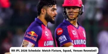 RR IPL 2026 Schedule