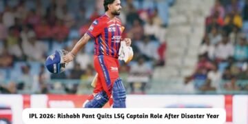 IPL 2026: Rishabh Pant Quits LSG Captain