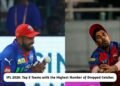 IPL 2026: Top 5 Teams with Dropped Catches